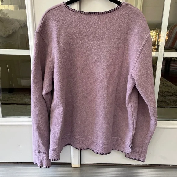 Vintage Columbia Sportswear Lilac V-Neck Sweater - Picture 6 of 9